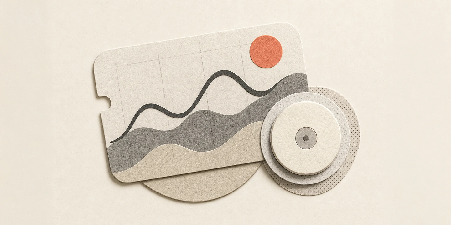 Paper collage illustration for the Sugar brain fog guide