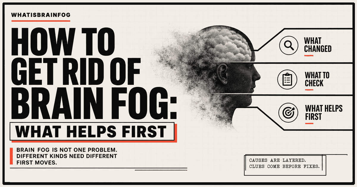 How to get rid of brain fog: what helps first.